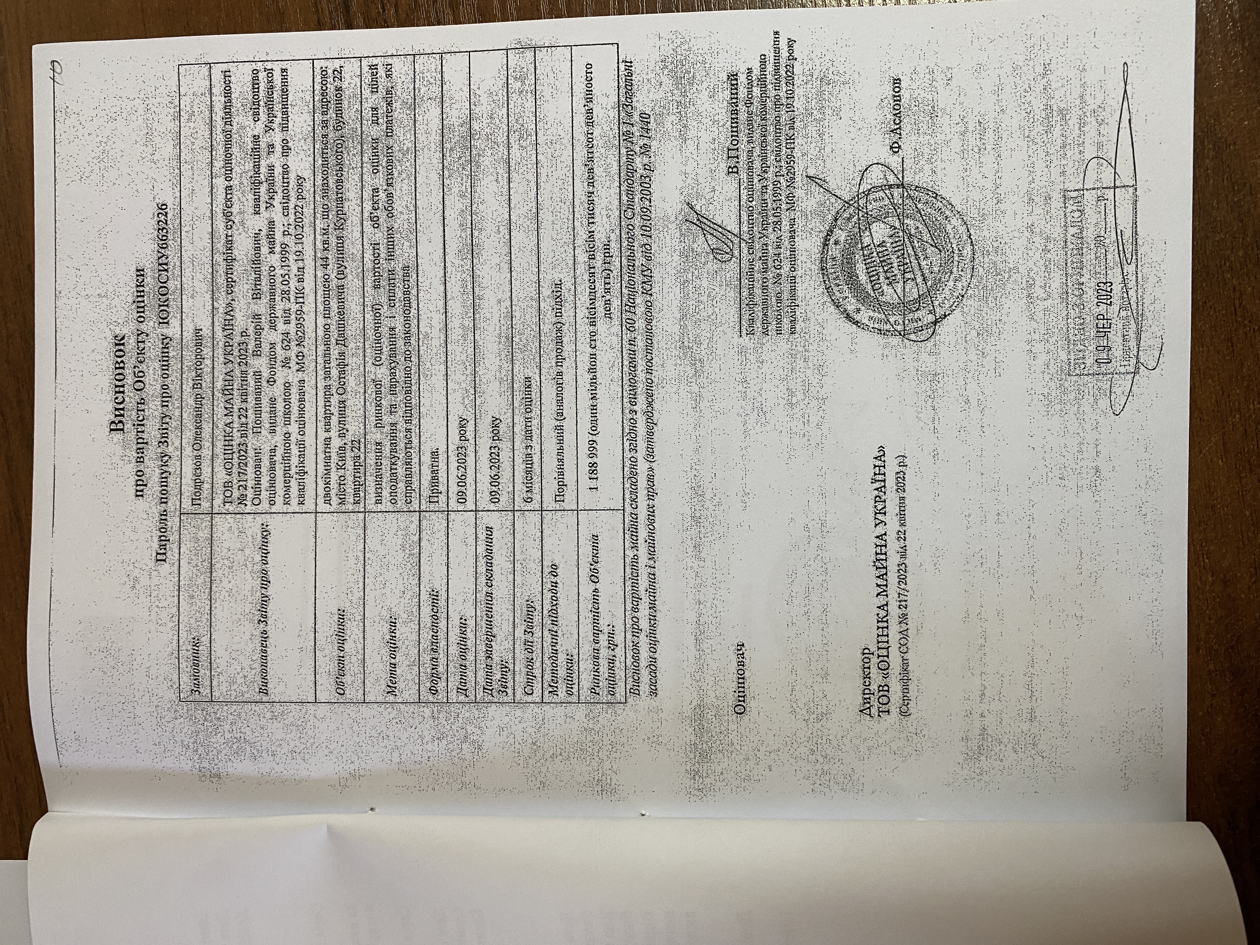 Заниженная оценка квартиры